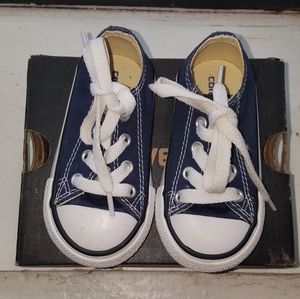 Baby boy navy converse